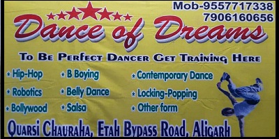 DANCE OF DREAMS | TOP DANCE COACHING IN ALIGARH-FAINS BAZAAR